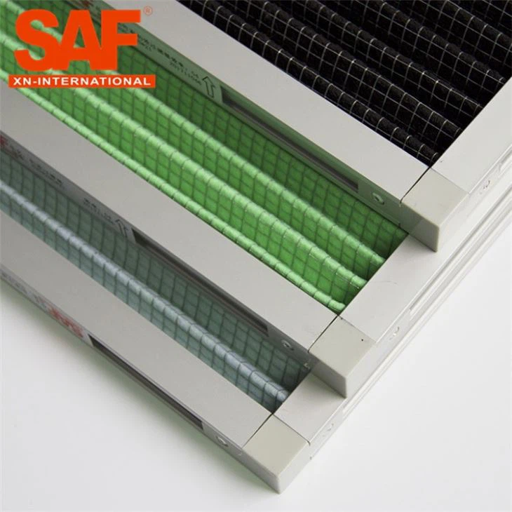 Penapis Utama Jenis Lipat Bingkai Aluminium